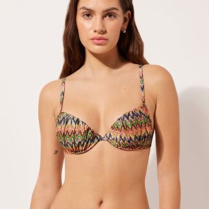 Push-Up Swimsuit Top Bright Optical