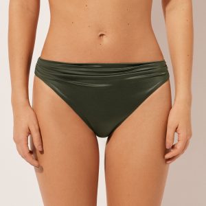 Swimsuit Bottoms Shiny Satin