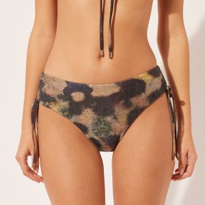 High Waist Swimsuit Bottom Sparkling Camouflage