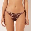 Thong Swimsuit Bottom Classic Animalier