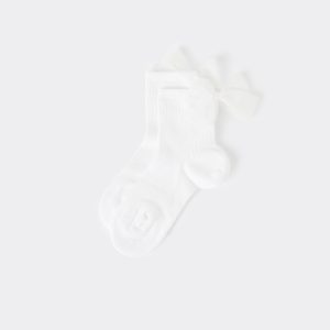 Girls’ Bow Trim Short Socks