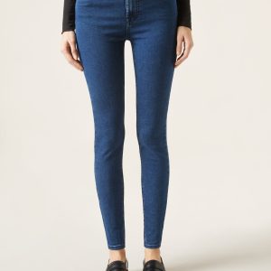 High Waist Soft Touch Skinny Push Up Jeans