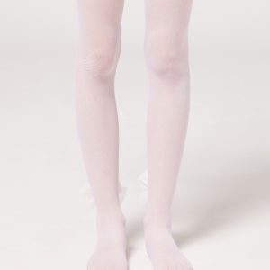 Girls’ 30 Denier Tulle Tights with Bow