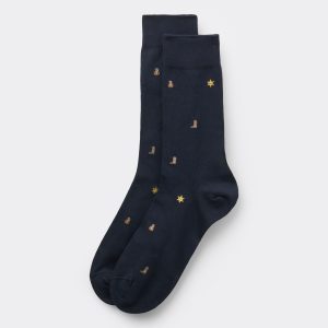 Men’s Fun Print Short Cotton Socks